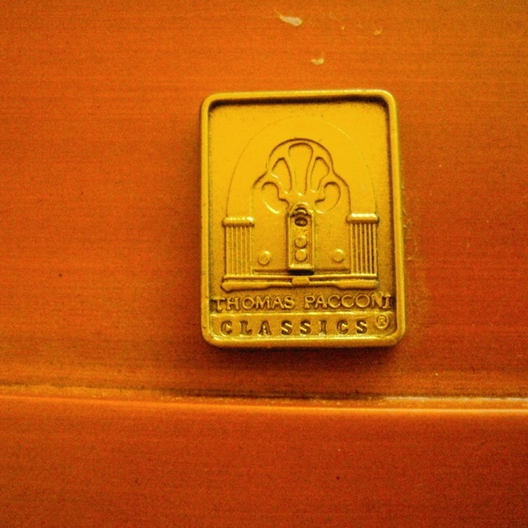 Genuine Thomas Pacconi Oak Watch Box~Velvet Pads w/COA - Picture 5 of 9